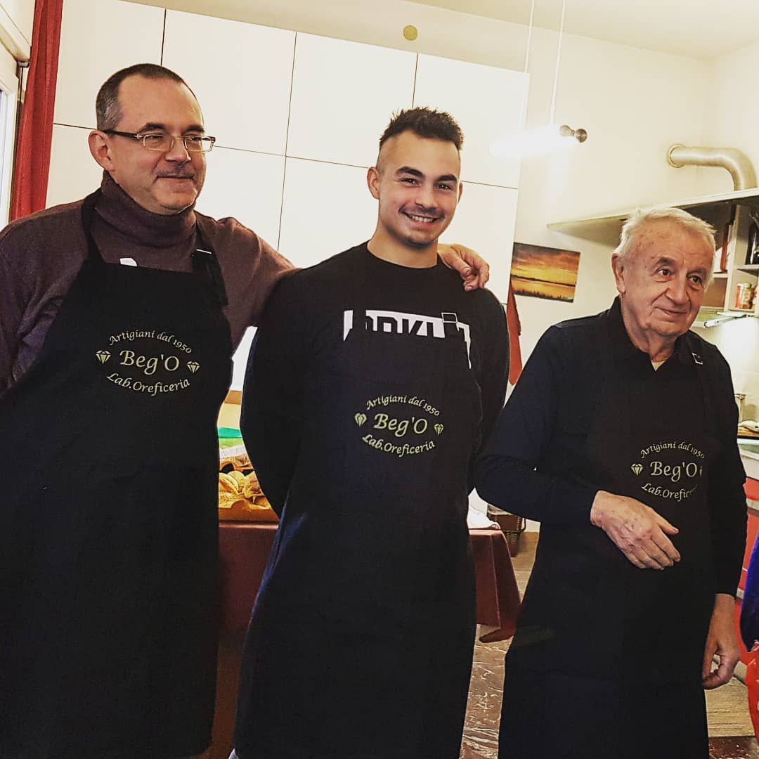 tre generazioni di artigiani orafi, Beg'O oreficeria artigianale