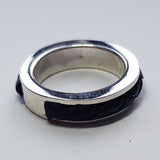 Anello Uomo con Cuoio