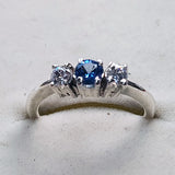 anello trilogy da donna artigianale fatto a mano